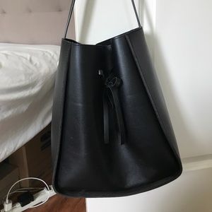 Sole Society Faux Leather Bucket Bag